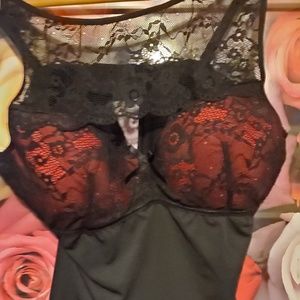 Fredericks of Hollywood Molded Cup Lace Cami L NEW